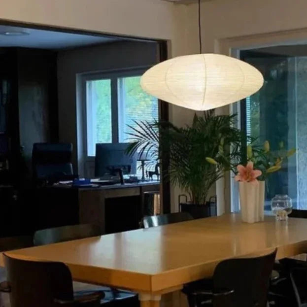 Noguchi Pendant Light Paper Lantern Akari Washi Paper Ceiling Lamp 21A - Captainsbamboo