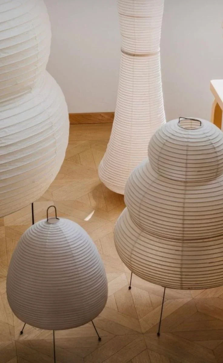 Akari lamp replica vs IKEA dupe comparison