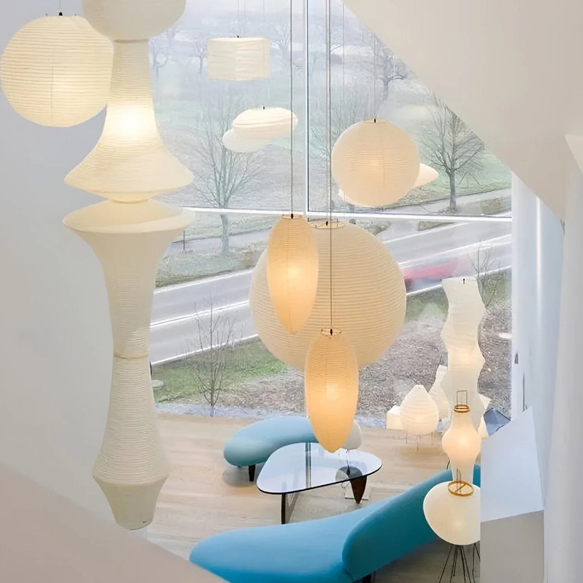 Noguchi Akari Hanging Lamp — Light, Style, and Why Ours Stands Out - Captainsbamboo