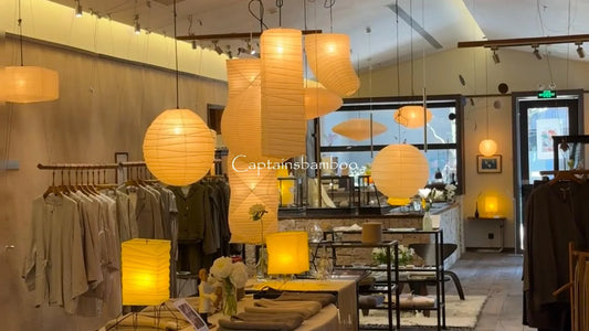 Noguchi-Style Akari Lamps: The Secret Weapon for Profitable Cafés (With Video Proof)