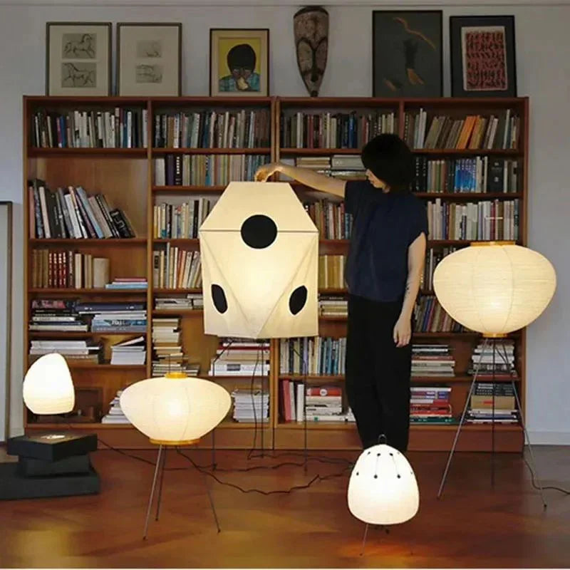 Lighting Solutions For Modern Homes:Noguchi-Style Floor Lamp