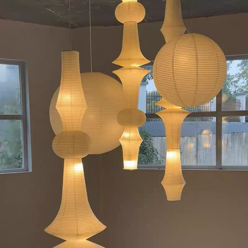 Noguchi | Paper Ceiling Lamp - Captainsbamboo