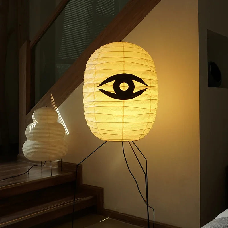 Whispering Eye Hitomi Akari Floor Lamp UF3-DL - Captainsbamboo