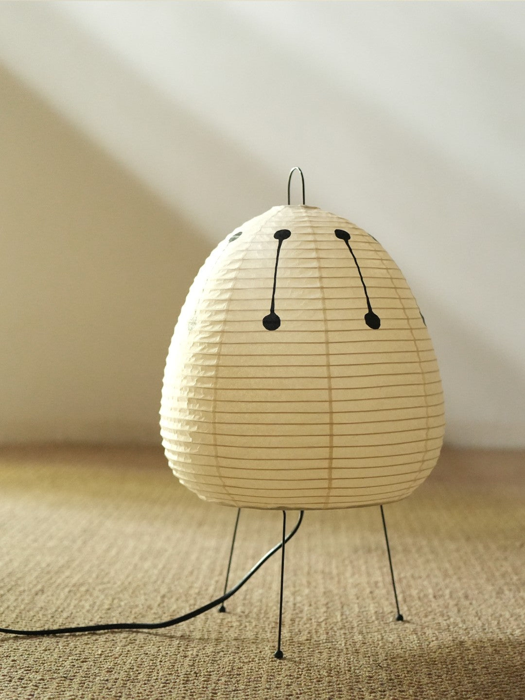 Akari 1A Table Lamp – Handmade Washi Paper, Bamboo Frame