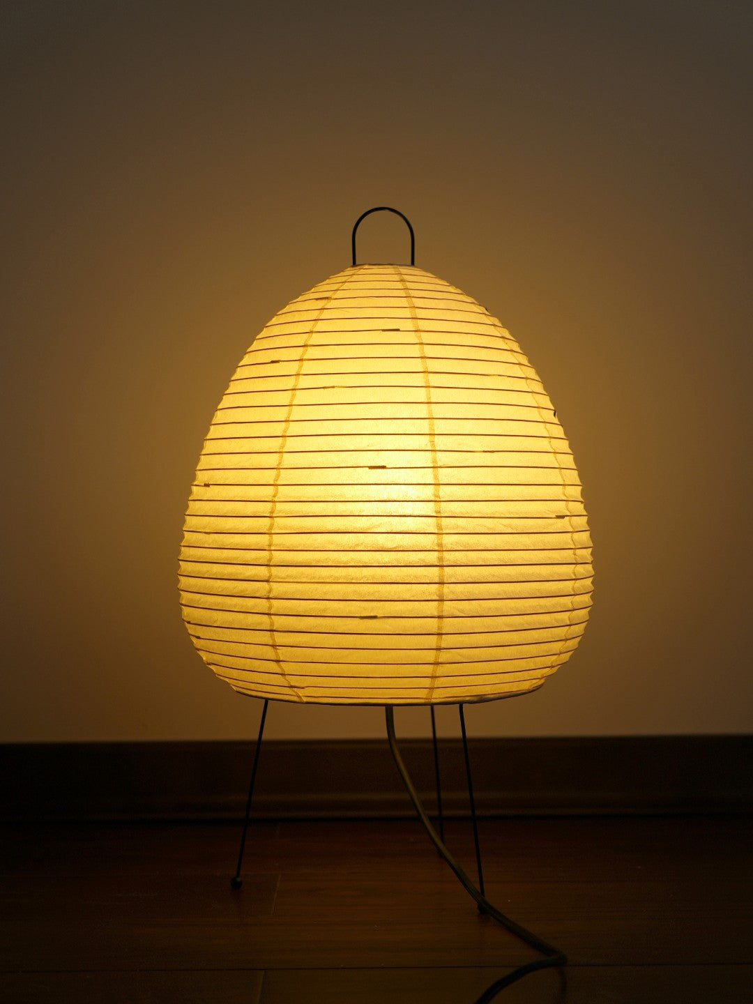 Noguchi Inspired Akari 1A Table Lamp | Handcrafted Washi Paper & Bamboo Light – Japandi Decor