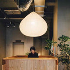 Drop Paper Lamp Tokyo K5 Hotel bulbous lantern Onion-Shaped Washi Pendant