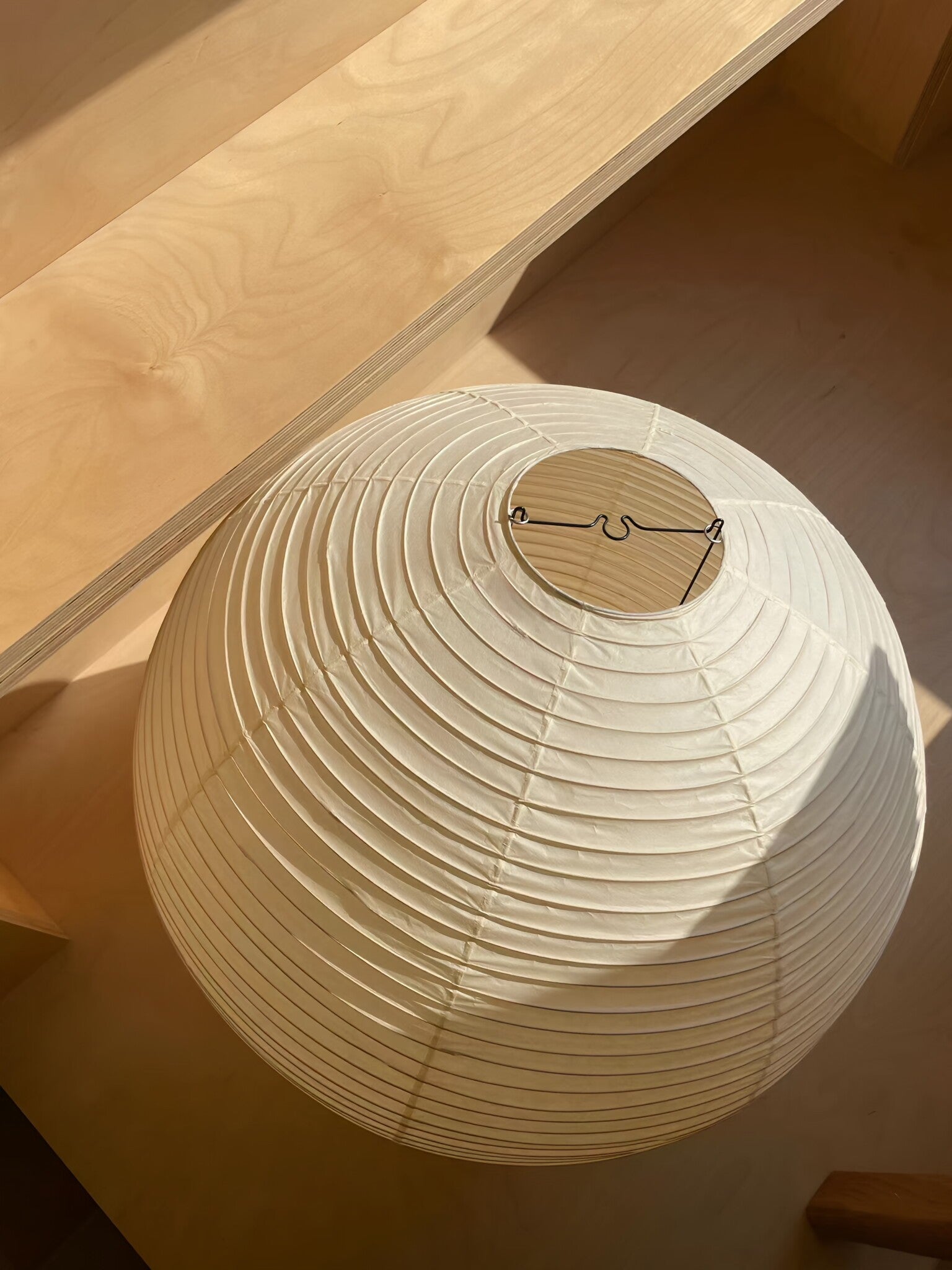 Lámpara de techo de papel washi Akari de 55 A