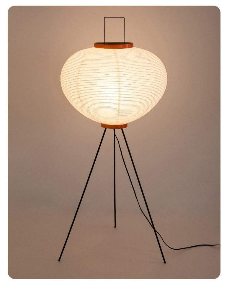 NOGUCHI AKARI 10A Floor Lamp — Large Washi Light Sculpture