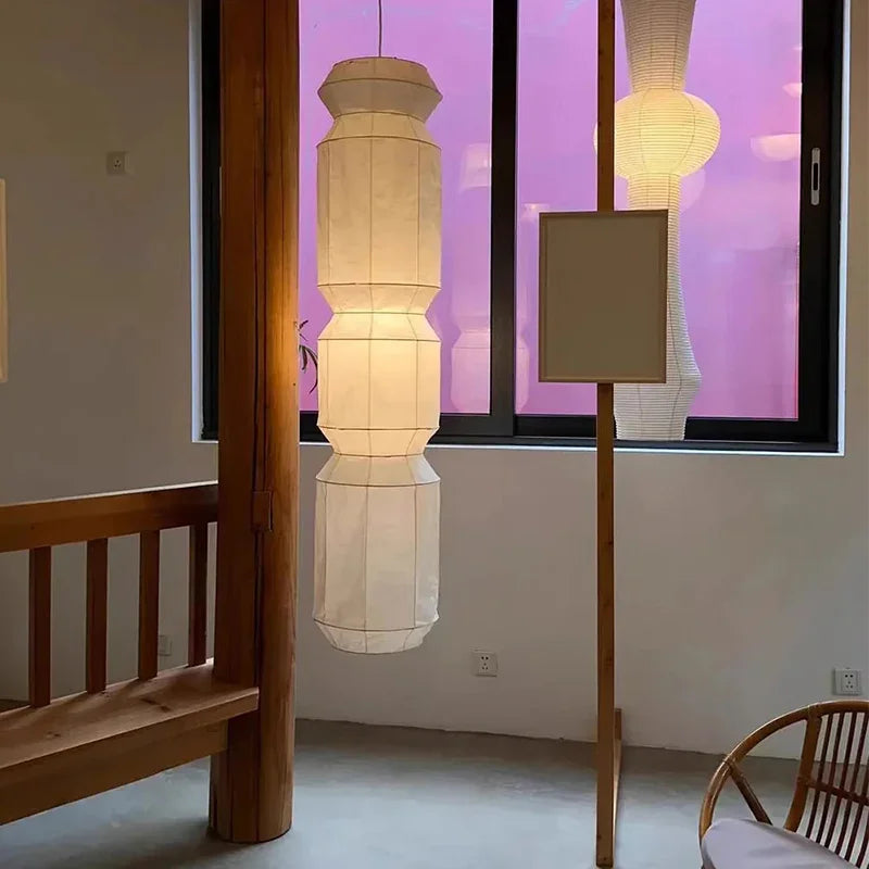 Cloud-Form Noguchi Style Akari Paper Ceiling Lamp L6 - Captainsbamboo