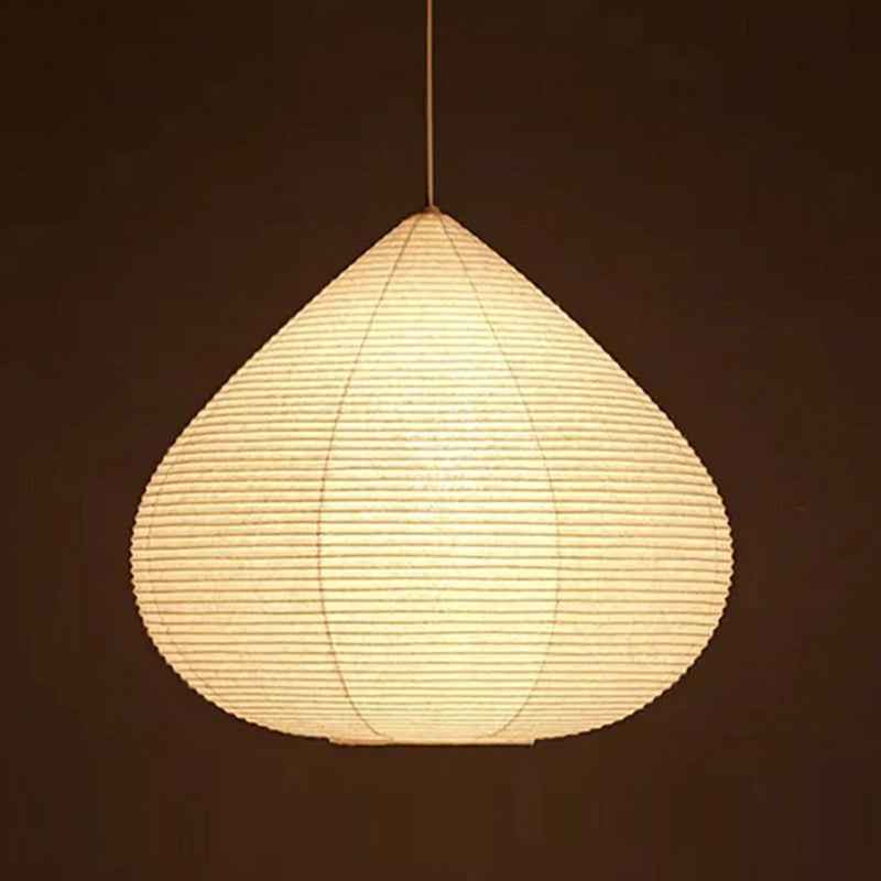 Drop Paper Lamp Tokyo K5 Hotel bulbous lantern Onion-Shaped Washi Pendant