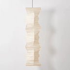 Fluid Sculpture Noguchi Style Akari Paper Ceiling Lamp 33N - Captainsbamboo