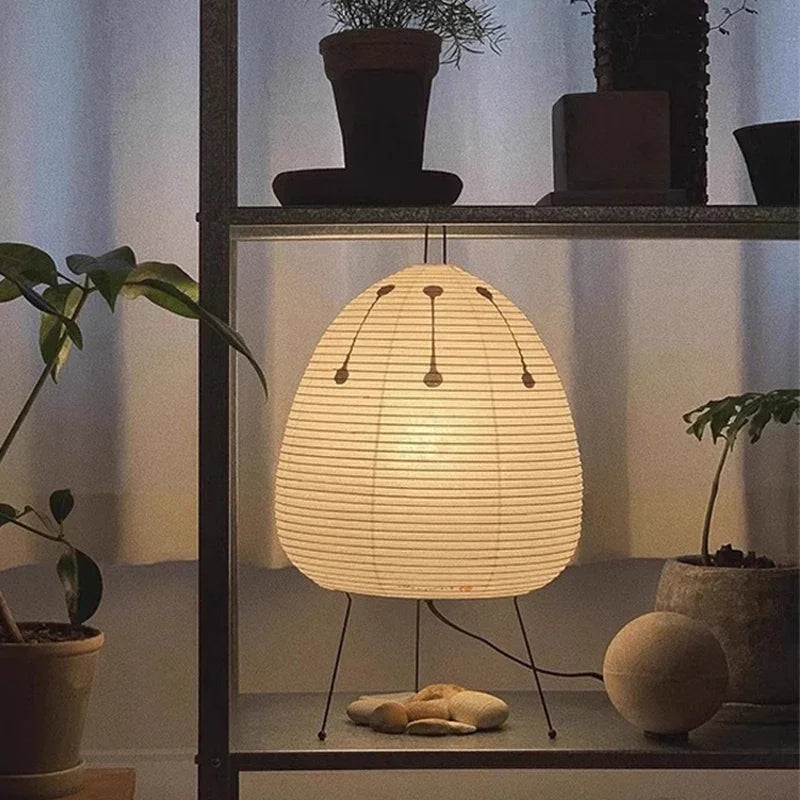 Noguchi 1951 Re-Edition Glow Akari Paper table Lamp 1A - Captainsbamboo