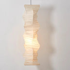 Fluid Sculpture Noguchi Style Akari Paper Ceiling Lamp 33N - Captainsbamboo