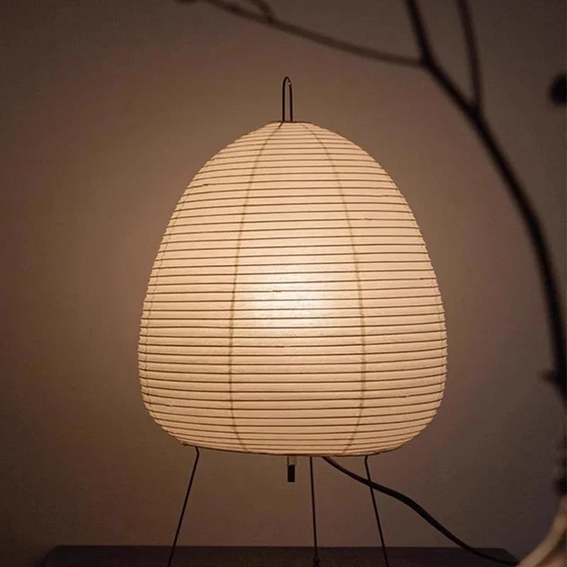 Noguchi 1951 Re-Edition Glow Akari Paper table Lamp 1A - Captainsbamboo