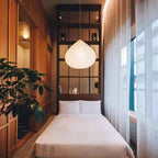 Drop Paper Lamp Tokyo K5 Hotel bulbous lantern Onion-Shaped Washi Pendant