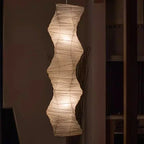 Fluid Sculpture Noguchi Style Akari Paper Ceiling Lamp 33N - Captainsbamboo