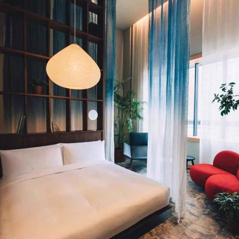 Drop Paper Lamp Tokyo K5 Hotel bulbous lantern Onion-Shaped Washi Pendant