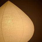 Drop Paper Lamp Tokyo K5 Hotel bulbous lantern Onion-Shaped Washi Pendant