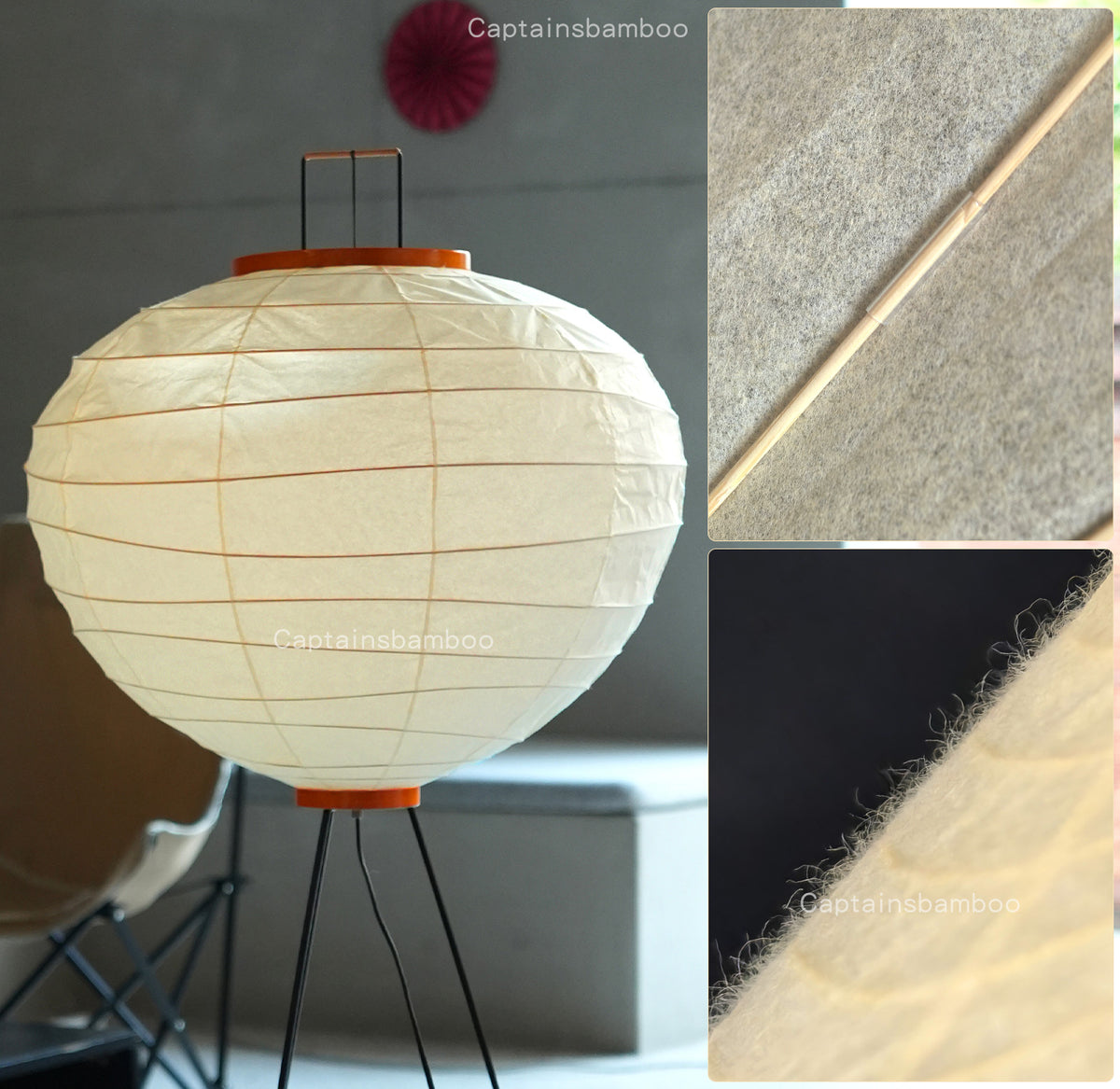 Akari 10D Washi Floor Lamp — Classic Edition