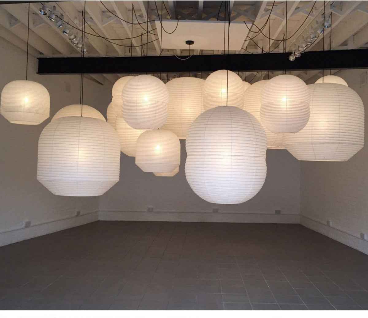 Japanese Paper Lantern Pendant Lamp for Soft Ambient Lighting EDOHOTARU Style