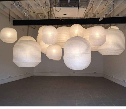 Japanese Paper Lantern Pendant Lamp for Soft Ambient Lighting EDOHOTARU Style
