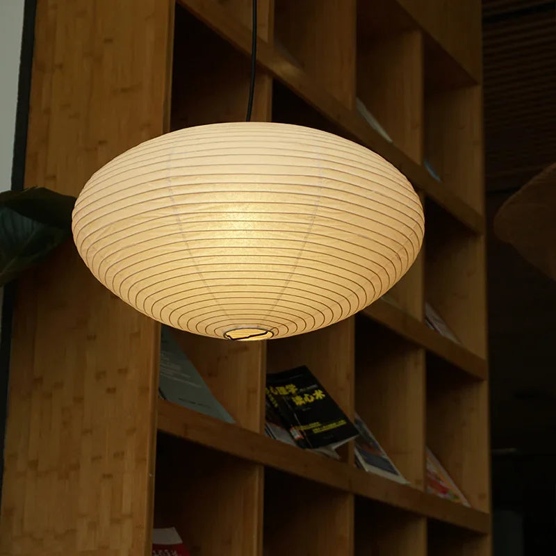 Noguchi Pendant Light Akari Washi Paper Ceiling Lamp 26A Captainsbamboo - Captainsbamboo