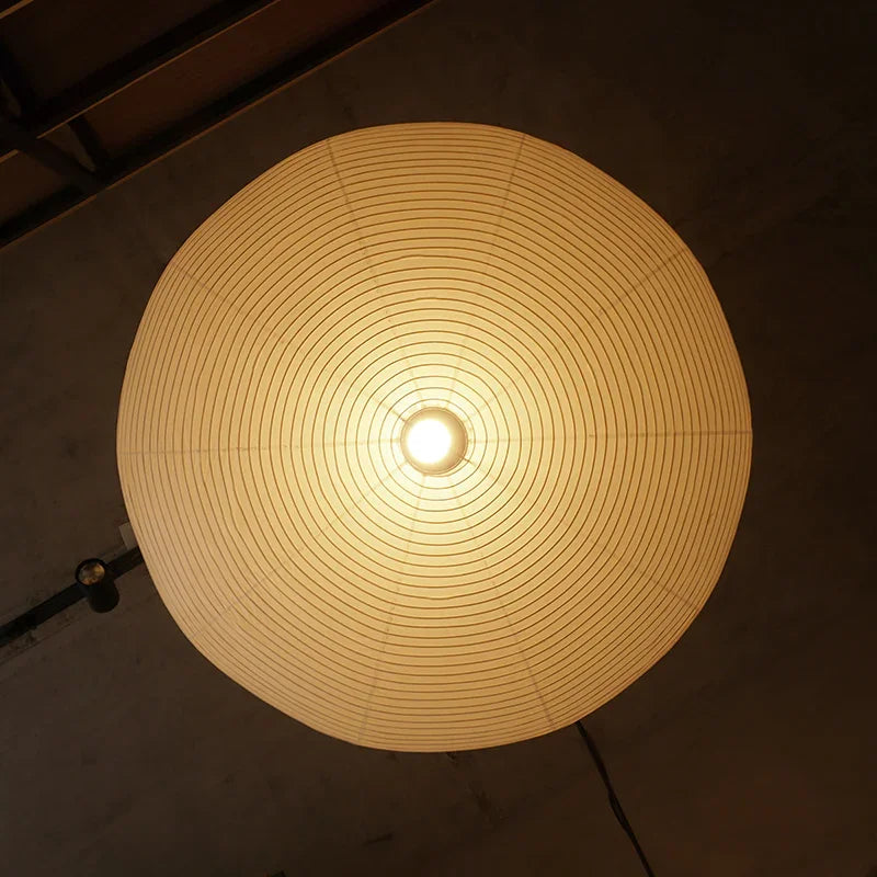 Noguchi Pendant Light Paper Lantern Akari Washi Paper Ceiling Lamp 21A - Captainsbamboo