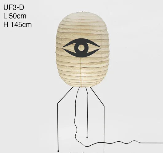 Whispering Eye Hitomi Akari Floor Lamp UF3-DL - Captainsbamboo