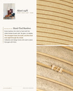 Akari 24N Washi Table Lamp — Hang / Master Edition (Hand-Tied Bamboo)