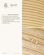 Akari 24N Washi Table Lamp — Stand / Master Edition (Hand-Tied Bamboo