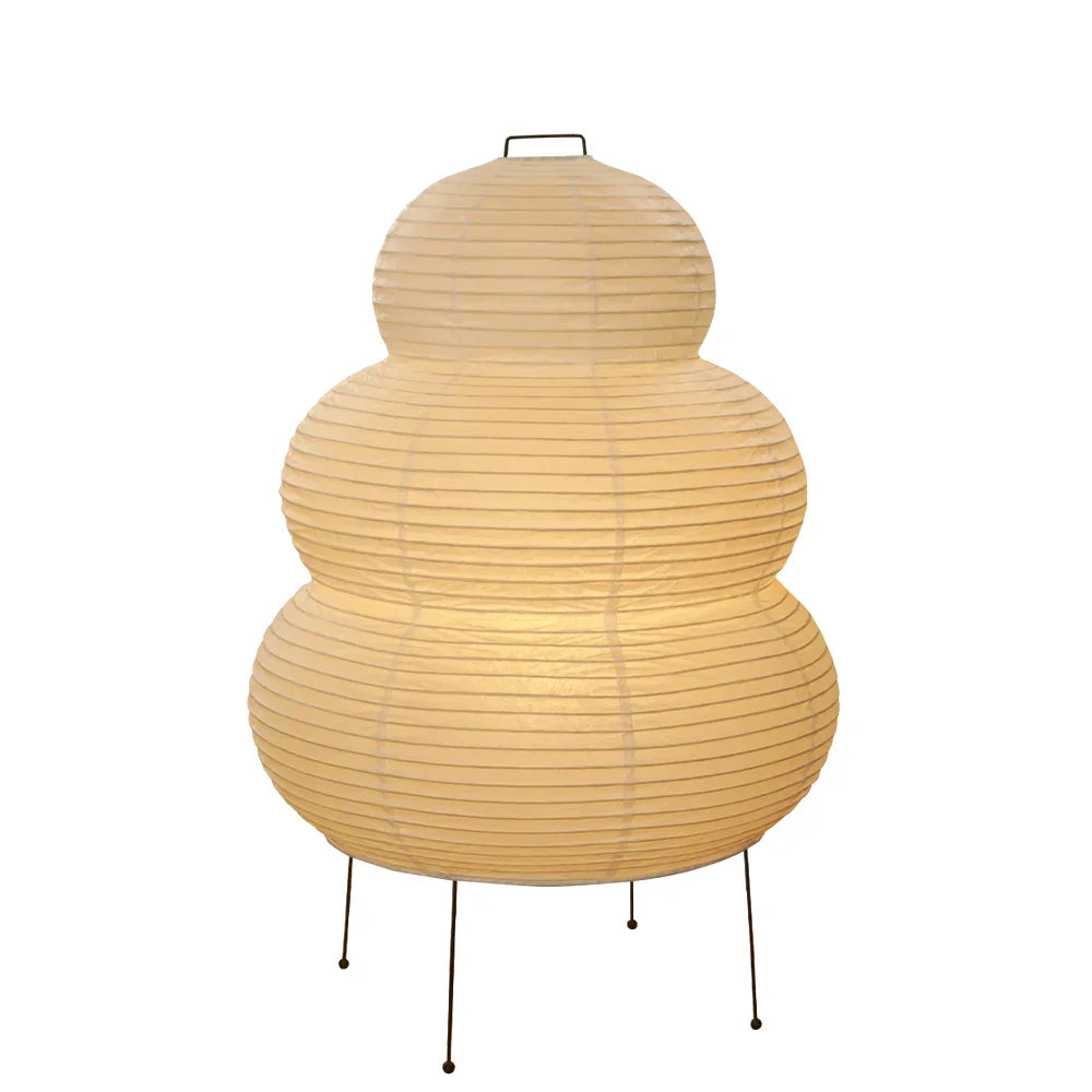 Origami Moon Wall Lamp Glow Akari Paper Floor Lamp 24N - Captainsbamboo