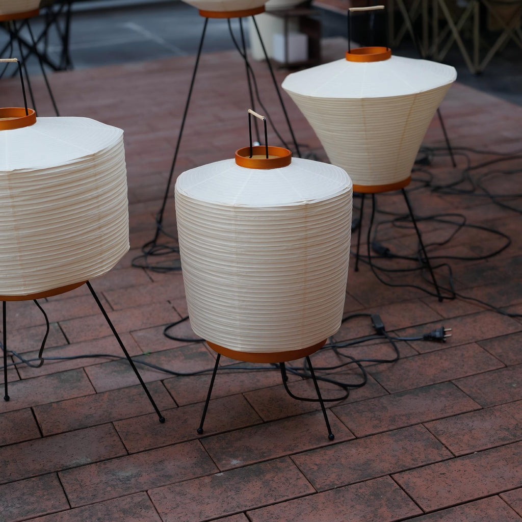 NOGUCHI AKARI 2A Paper Table Lamp — Washi & Bamboo Table Lamp