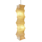 Fluid Sculpture Noguchi Style Akari Paper Ceiling Lamp 33N - Captainsbamboo