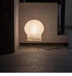 Bamboo Frame Handmade Washi Paper Lamp - Warm Glow Sculptural Light akari 2N - Captainsbamboo