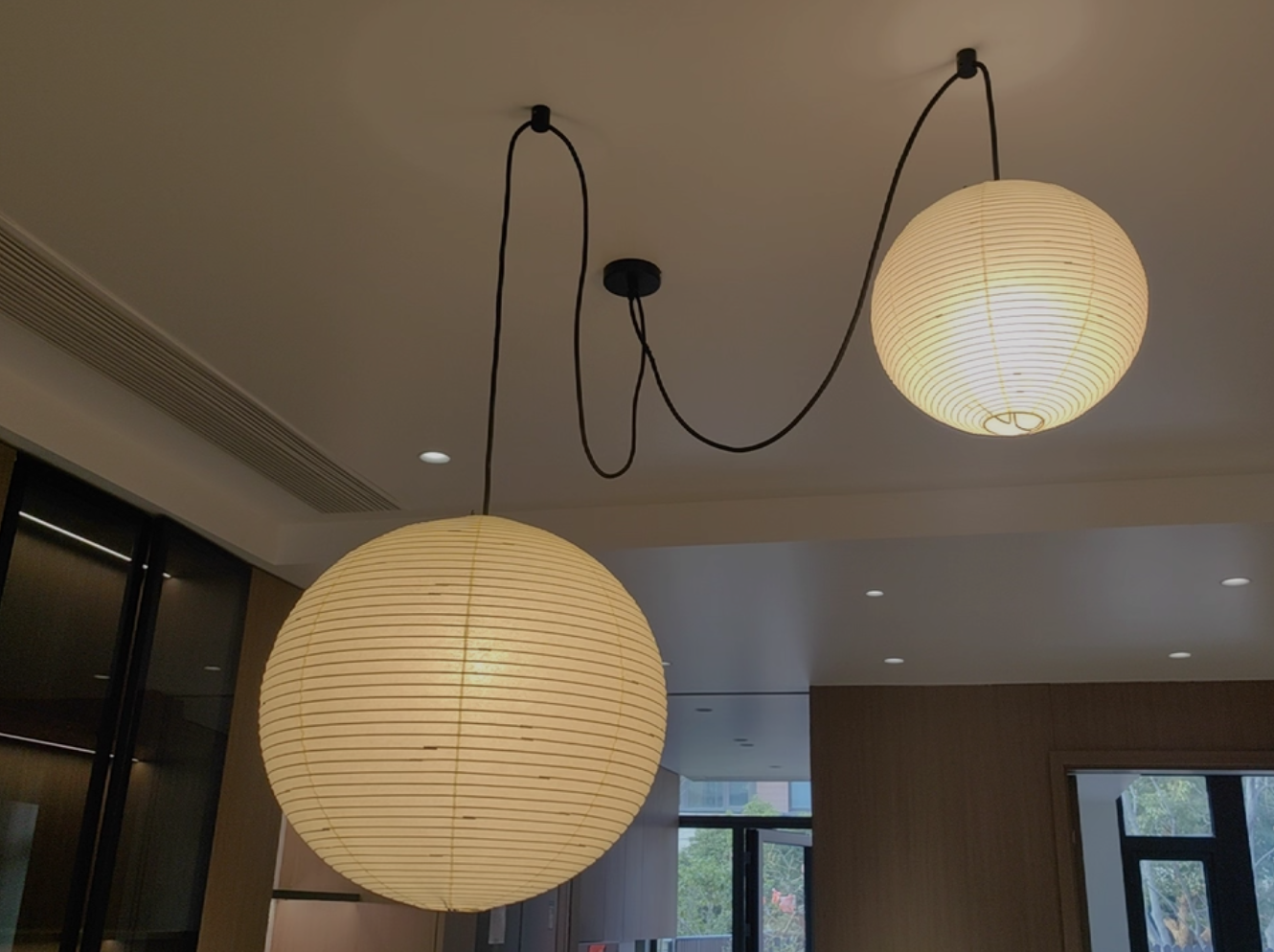 Noguchi Akari 55A Pendant Light Lantern Ceiling Lamp akari 45a akari 120a