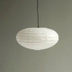 Wabi-Sabi Orb Light Akari Washi Paper Ceiling Lamp 50EN 70EN 95EN - Captainsbamboo