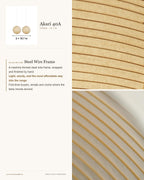 Akari 55A Washi Pendant — 2 LIGHTS=2*40cm+2 Clasps / Value edition
