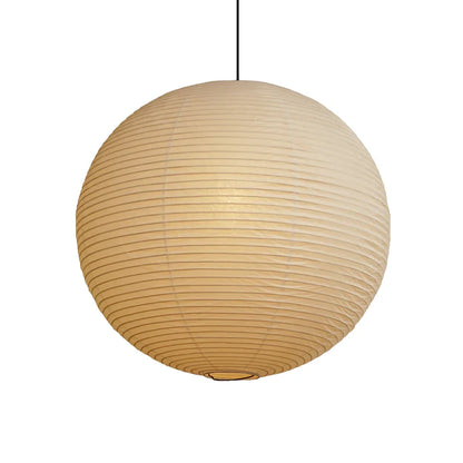 Noguchi-Style Pendant Light Akari 55A Washi Paper Lantern Ceiling Lamp - Captainsbamboo