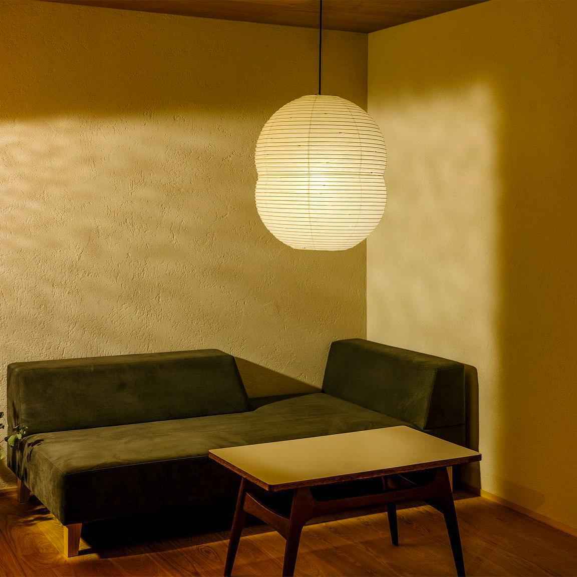 Japanese Paper Lantern Pendant Lamp for Soft Ambient Lighting EDOHOTARU Style