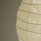 Noguchi Inspired Akari 55D Paper Pendant Light | Handcrafted Ceiling Lamp - Captainsbamboo