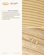 Akari 50EN–95EN Washi Pendant — 95EN Dimensions 37.3 in (94.6 cm) / Mast