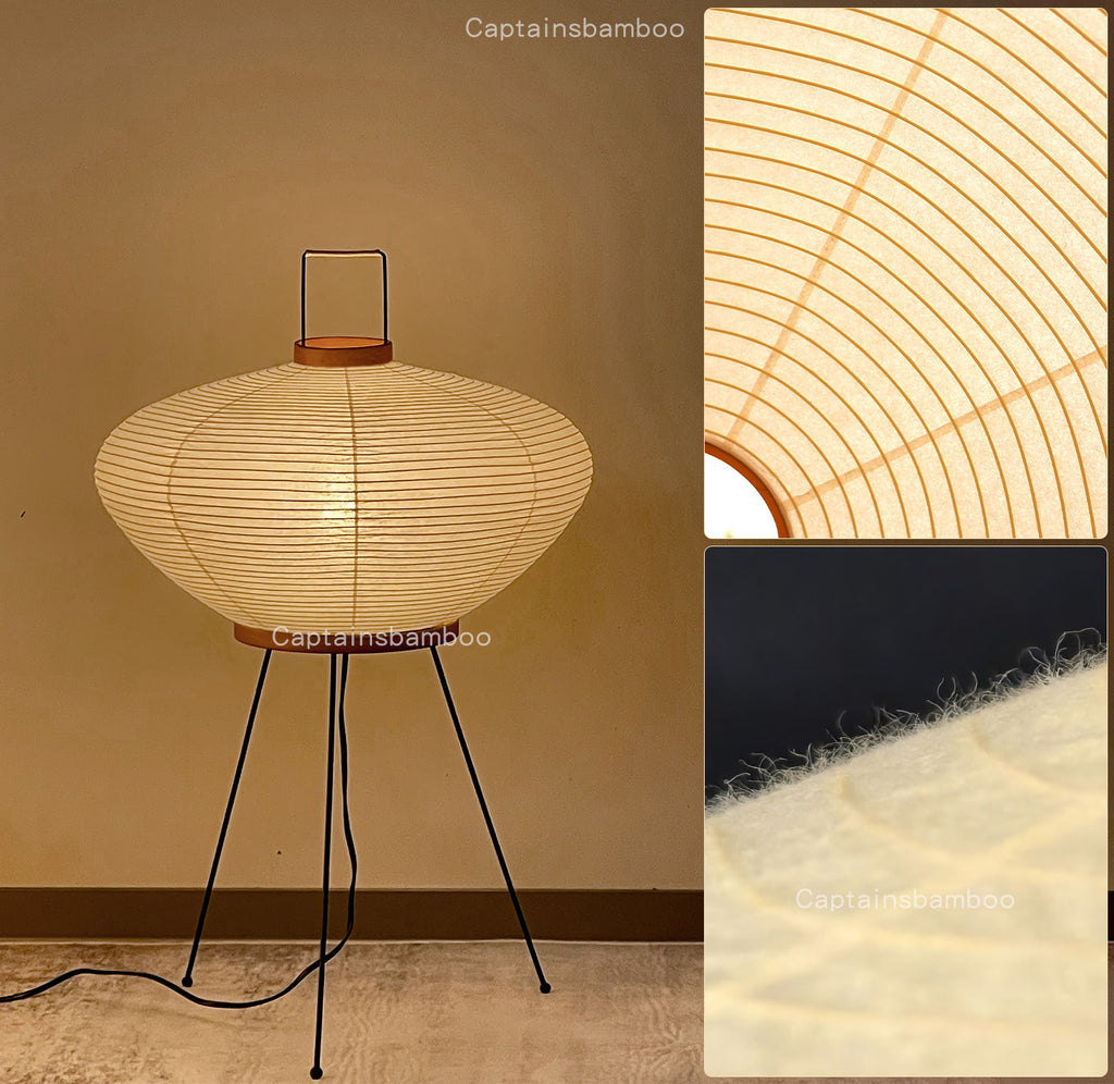 Noguchi Akari 9A Replica — Floor & Table Washi Paper Lamp