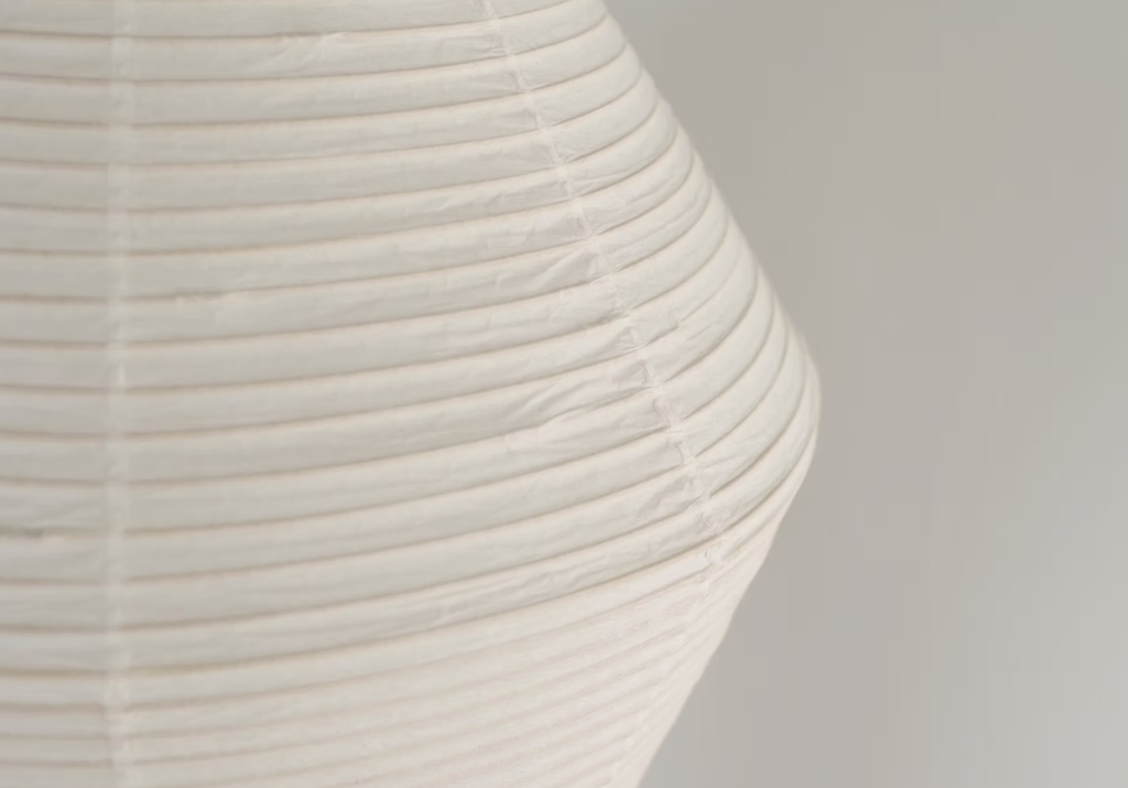NOGUCHI AKARI 12A Floor Lamp — Washi Paper Lamp Metal Frame
