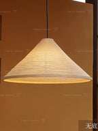Washi Paper Hat Pendant Lamp — Handcrafted Washi Pendant Lighting
