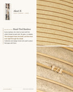 Akari E Washi Pendant — Large: Dimensions L: 20.8 in (53 cm), H: