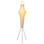 Noguchi Style Akari 14A Floor Lamp-Large Washi Light Sculpture