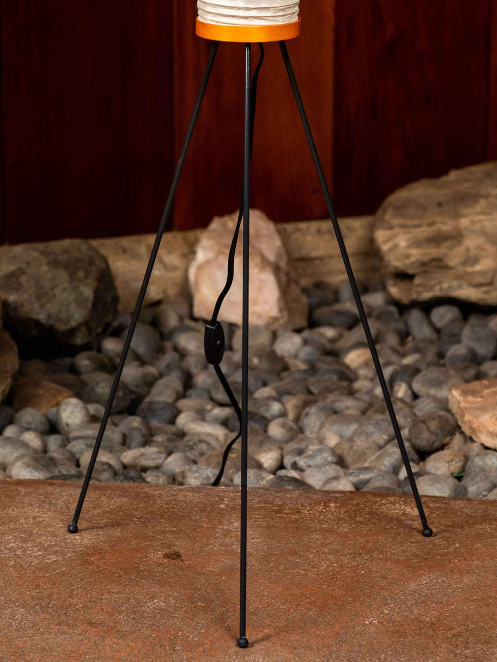 Noguchi Style Akari 14A Floor Lamp-Large Washi Light Sculpture