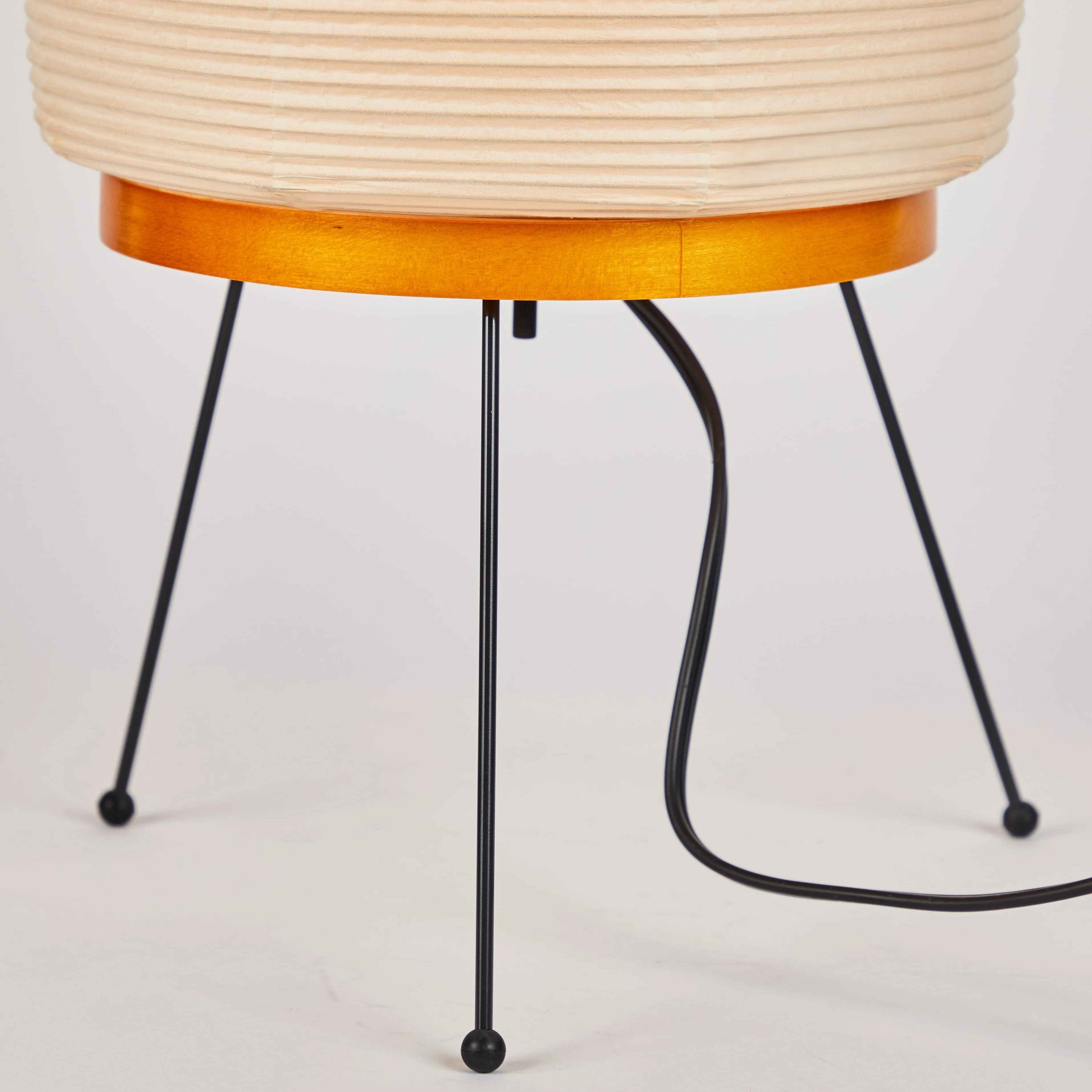 NOGUCHI AKARI 2A Paper Table Lamp — Washi & Bamboo Table Lamp