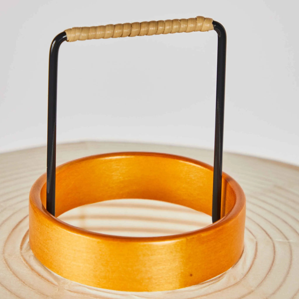 NOGUCHI AKARI 2A Paper Table Lamp — Washi & Bamboo Table Lamp