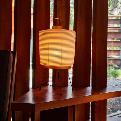 NOGUCHI AKARI 2A Paper Table Lamp — Washi & Bamboo Table Lamp